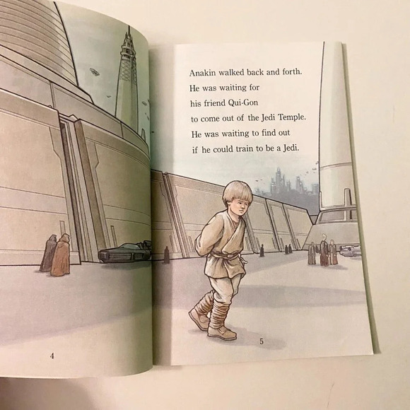 Vintage 1999 Anakin To The Rescue Star Wars Episode 1 Book with Stickers - Picture 13 of 16